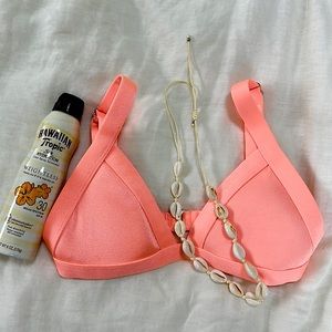 Medium OneOne coral velvet swim top